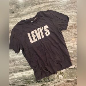 Levi’s Logo Short Sleeve TShirt Grey White